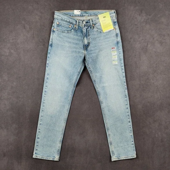 Levis 511 Slim Fit Jeans Mens 31x30 Blue Medium Wash Zip Fly Stretch Denim NEW - Picture 1 of 11